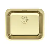 Кухонная мойка Paulmark Vello 53 UNI (533*433) Светлое золото LG