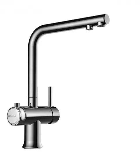 Смеситель Omoikiri Hotaru-C-WH (4994051) Хром/Белый