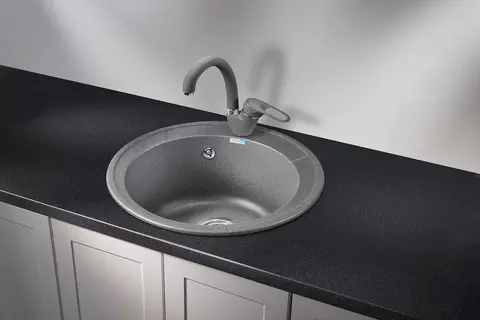 Кухонная мойка Granula Standart ST-4802 (D480) Графит