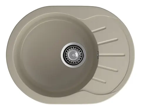 Кухонная мойка Granfest Rondo 580L (579*445) Топаз