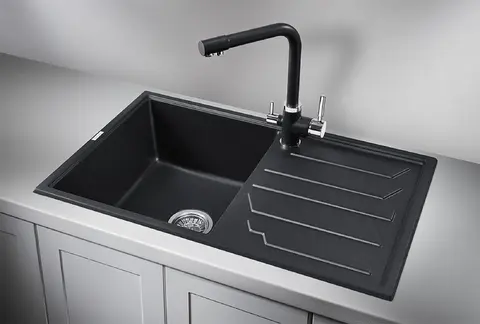 Кухонная мойка Granula GR-8002 (800*500) Черный