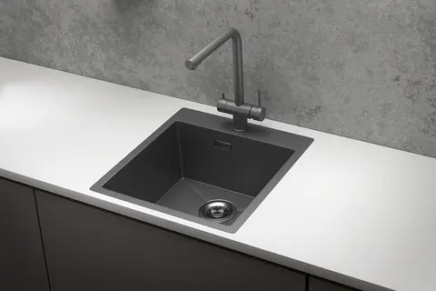 Кухонная мойка Granula GR-4600 (460*510) Графит Матовый