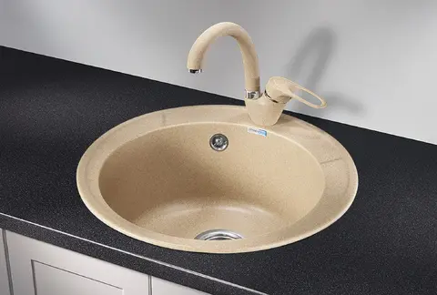 Кухонная мойка Granula Standart ST-4802 (D480) Бежевый