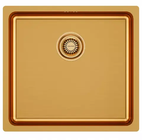 Кухонная мойка Paulmark Vista 48 UNI (480*440) Брашированное золото BG