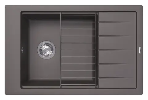Кухонная мойка Florentina Липси 780Р (780*510) Серый шелк