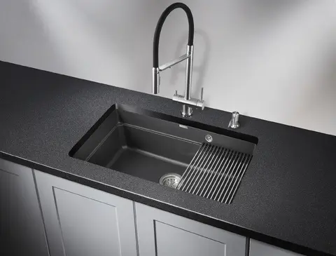 Кухонная мойка Granula KS-7303U (730*450) Черный