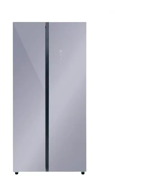 Отдельностоящий холодильник LEX LSB520SlGID (Серебристый/Стекло)