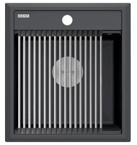 Кухонная мойка Paulmark Stepia 45 (460*510) Антрацит 401/AN